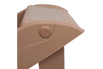 Hundetrapp sammenleggbar brun 62x40x49,5 cm - Brun - Sport & fritid - Til dyrene - For hund - Hundemøbler - Hundetrapp