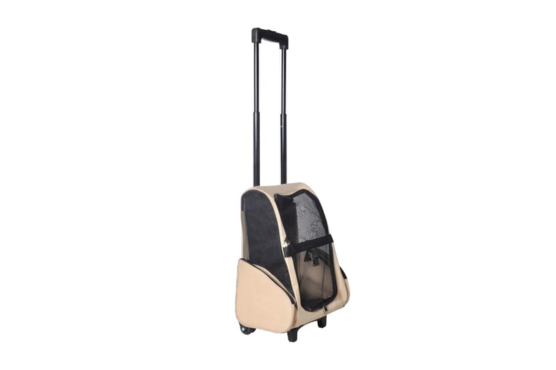 Sammenleggbar kjledyrvogn flerfunksjonell beige - Sport & fritid - Til dyrene - For hund - Hundemøbler