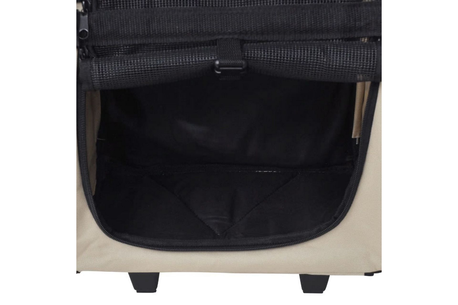 Sammenleggbar kjledyrvogn flerfunksjonell beige - Sport & fritid - Til dyrene - For hund - Hundemøbler