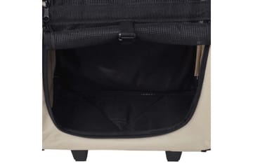 Sammenleggbar kjledyrvogn flerfunksjonell beige - Sport & fritid - Til dyrene - For hund - Hundemøbler