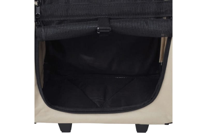 Sammenleggbar kjledyrvogn flerfunksjonell beige - Sport & fritid - Til dyrene - For hund - Hundemøbler