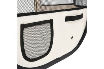 Sammenleggbar lekegrind for hunder bæreveske 145x145x61 cm - Blå - Sport & fritid - Til dyrene - For hund - Hundemøbler