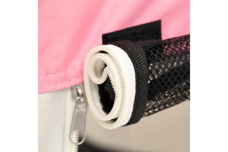 Sammenleggbar lekegrind for hunder bæreveske 145x145x61 cm - Rosa - Sport & fritid - Til dyrene - For hund - Hundemøbler