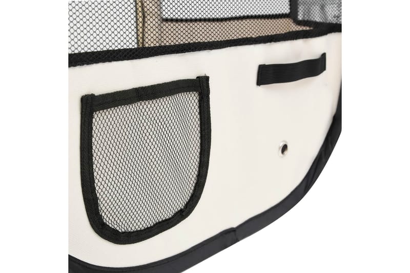 Sammenleggbar lekegrind for hunder bæreveske blå 90x90x58 cm - Blå - Sport & fritid - Til dyrene - For hund - Hundemøbler