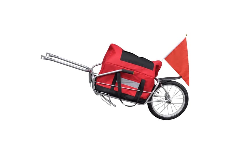 Sykkeltilhenger for last/bagasje (ett hjul) - Sykkelvogn & sykkel henger - Hundemøbler - Hundevogn & sykkelkurv hund