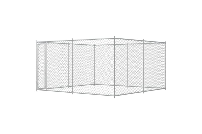 Utendørs hundegård 383x383x185 cm - Sport & fritid - Til dyrene - For hund - Hundemøbler
