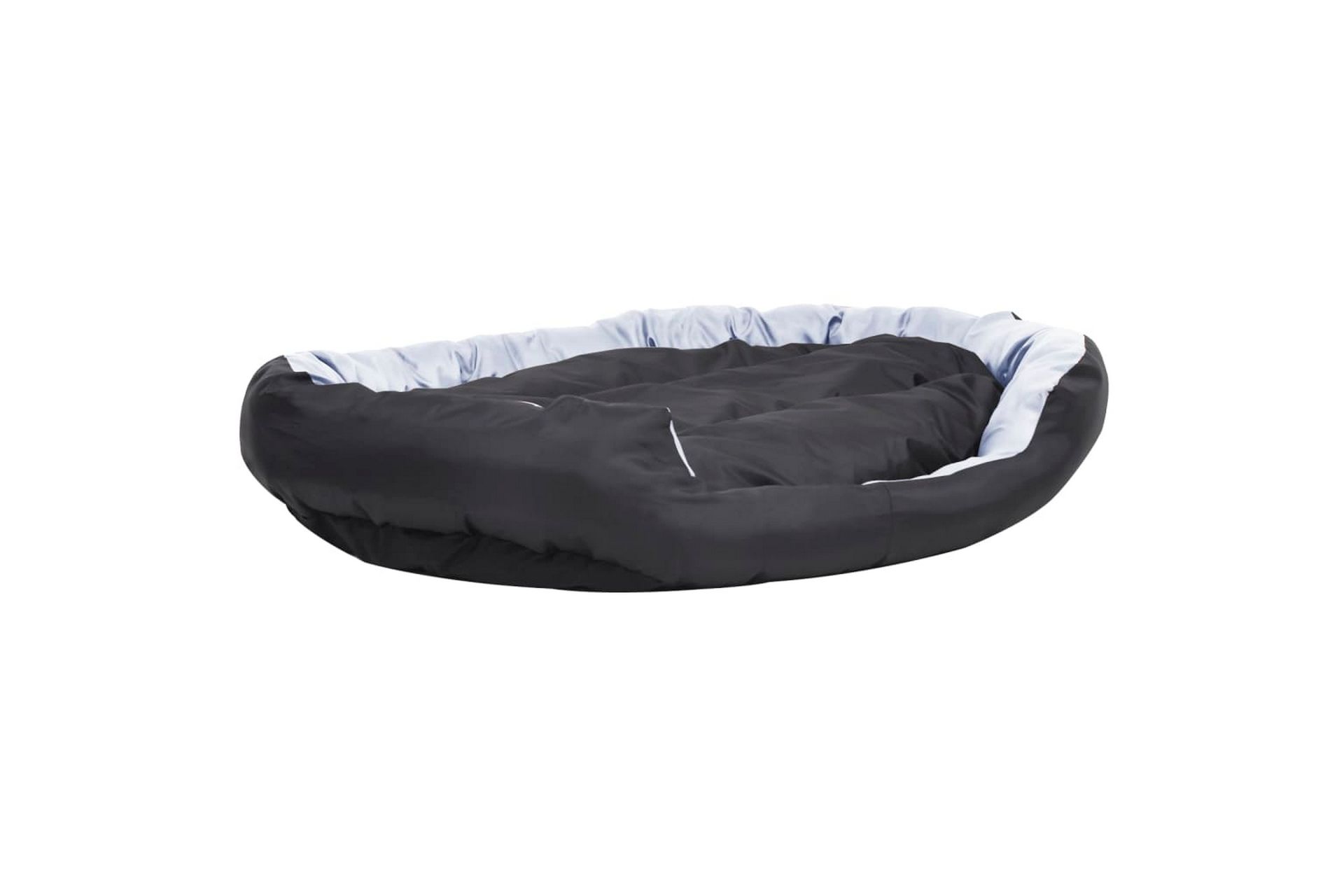 Vendbar og vaskbar hundepute grå og svart 150x120x25 cm - Grå - Sport & fritid - Til dyrene - For hund - Hundemøbler