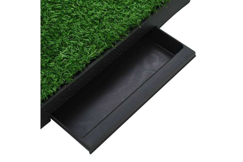 Dyretoalett med skuff og kunstgress grønn 63x50x7 cm WC - Sport & fritid - Til dyrene - For hund - Hundetilbehør & hundeaccessoarer - Hundebæsjposer & Valpematte