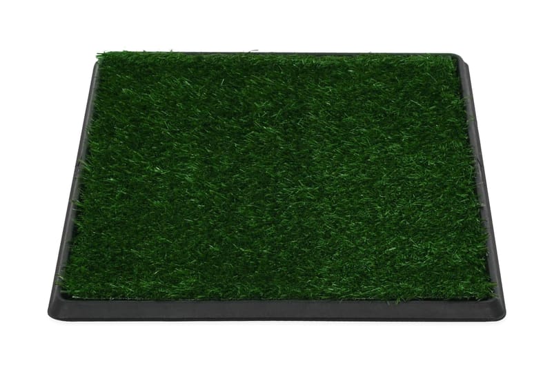 Dyretoalett med skuff og kunstgress grønn 64x51x3 cm WC - Sport & fritid - Til dyrene - For hund - Hundetilbehør & hundeaccessoarer - Hundebæsjposer & Valpematte