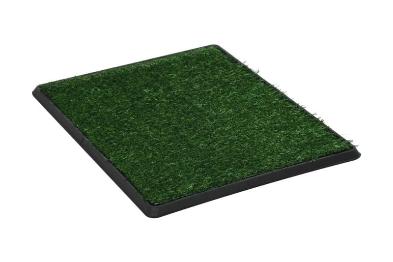 Dyretoalett med skuff og kunstgress grønn 64x51x3 cm WC - Sport & fritid - Til dyrene - For hund - Hundetilbehør & hundeaccessoarer - Hundebæsjposer & Valpematte