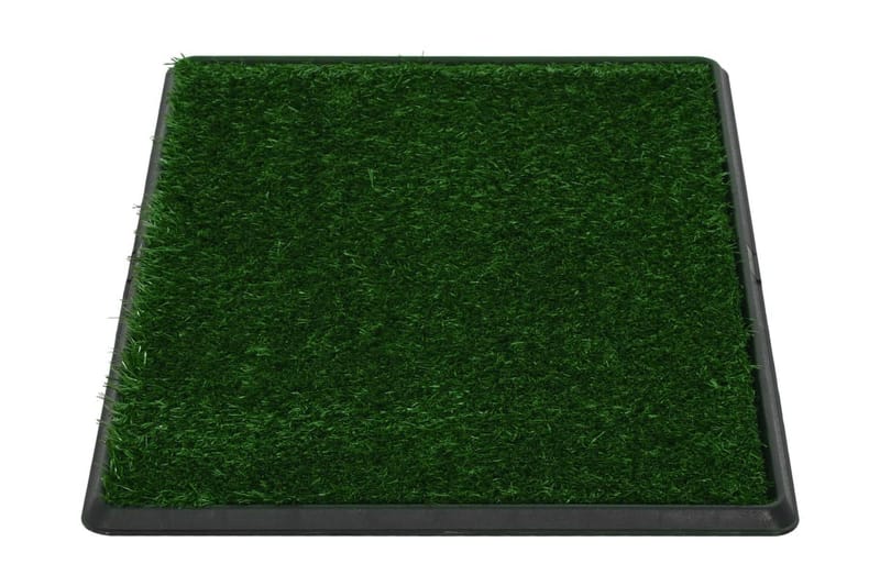 Dyretoalett med skuff og kunstgress grønn 76x51x3 cm WC - Sport & fritid - Til dyrene - For hund - Hundetilbehør & hundeaccessoarer - Hundebæsjposer & Valpematte