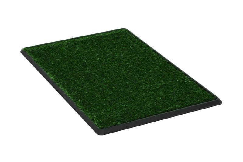 Dyretoalett med skuff og kunstgress grønn 76x51x3 cm WC - Sport & fritid - Til dyrene - For hund - Hundetilbehør & hundeaccessoarer - Hundebæsjposer & Valpematte