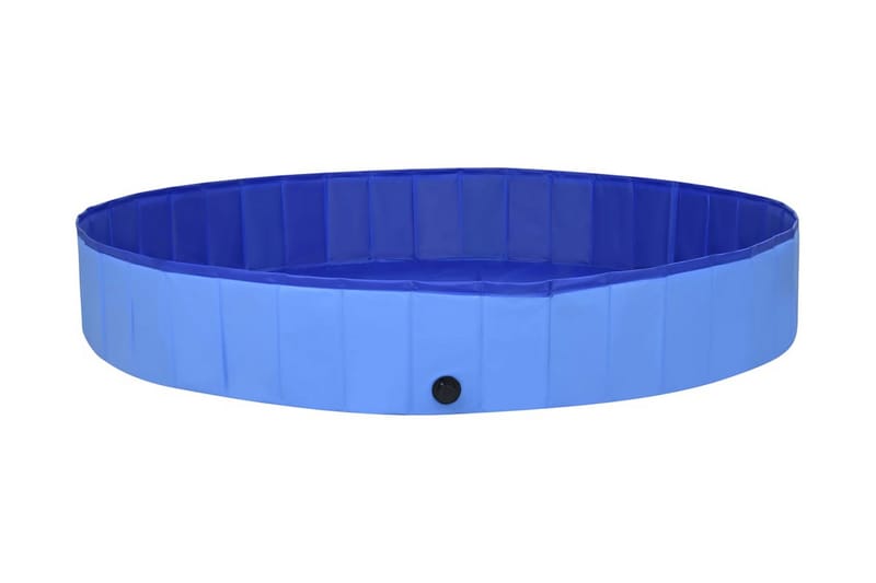 Sammenleggbart hundebasseng 300x40 cm blå PVC - Sport & fritid - Til dyrene - For hund - Hundetilbehør & hundeaccessoarer