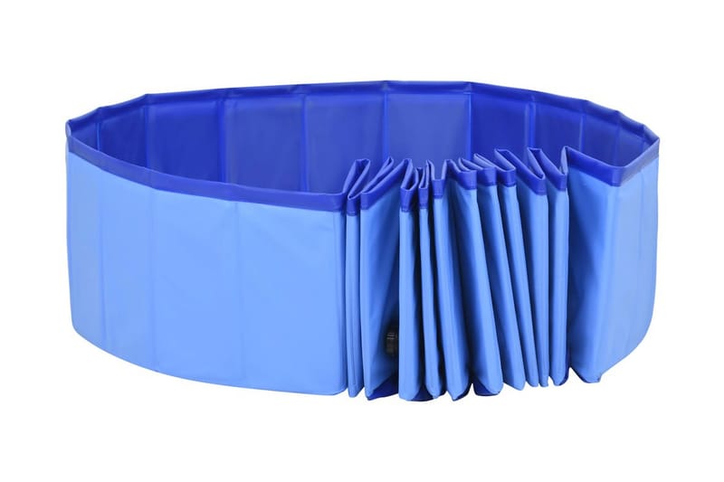 Sammenleggbart hundebasseng blå 200x30 cm PVC - Sport & fritid - Til dyrene - For hund - Hundetilbehør & hundeaccessoarer
