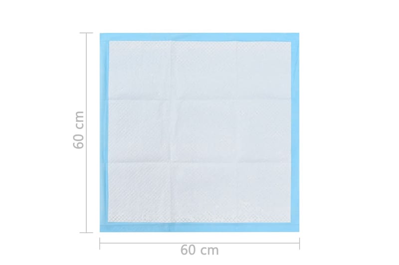 Dyretreningsmatter 400 stk 60x60 cm ikke-vevet stoff - Sport & fritid - Til dyrene - For hund - Hundetilbehør & hundeaccessoarer - Hundeteppe & hundeseng