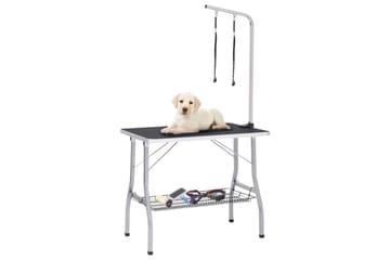 Justerbart trimmebord til hund med 2 løkker og kurv - Sport & fritid - Til dyrene