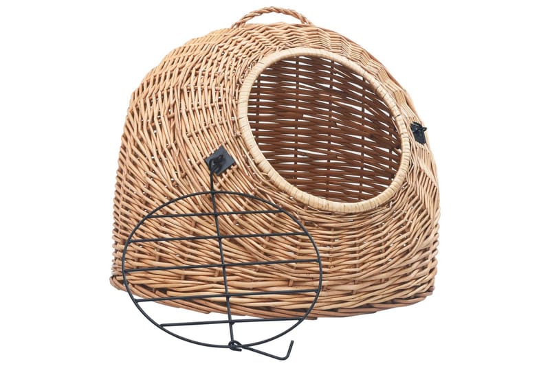 Kurvhule for katter 45x35x35 cm naturlig selje - Brun - Sport & fritid - Til dyrene - Katt - Kattebur & katteveske