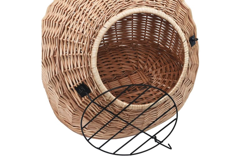 Kurvhule for katter 45x35x35 cm naturlig selje - Brun - Sport & fritid - Til dyrene - Katt - Kattebur & katteveske