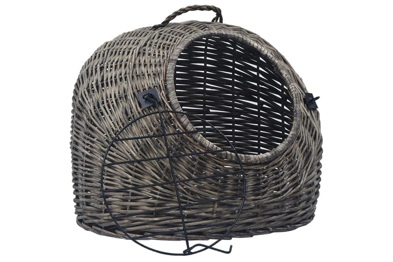Kurvhule for katter grå 45x35x35 cm naturlig selje - Grå - Sport & fritid - Til dyrene - Katt - Kattebur & katteveske