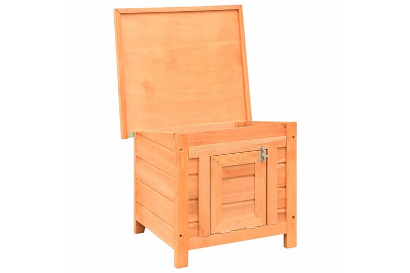 Kattehus heltre furu & gran 50x46x43,5 cm - Sport & fritid - Til dyrene - Katt - Kattemøbler - Kattehus