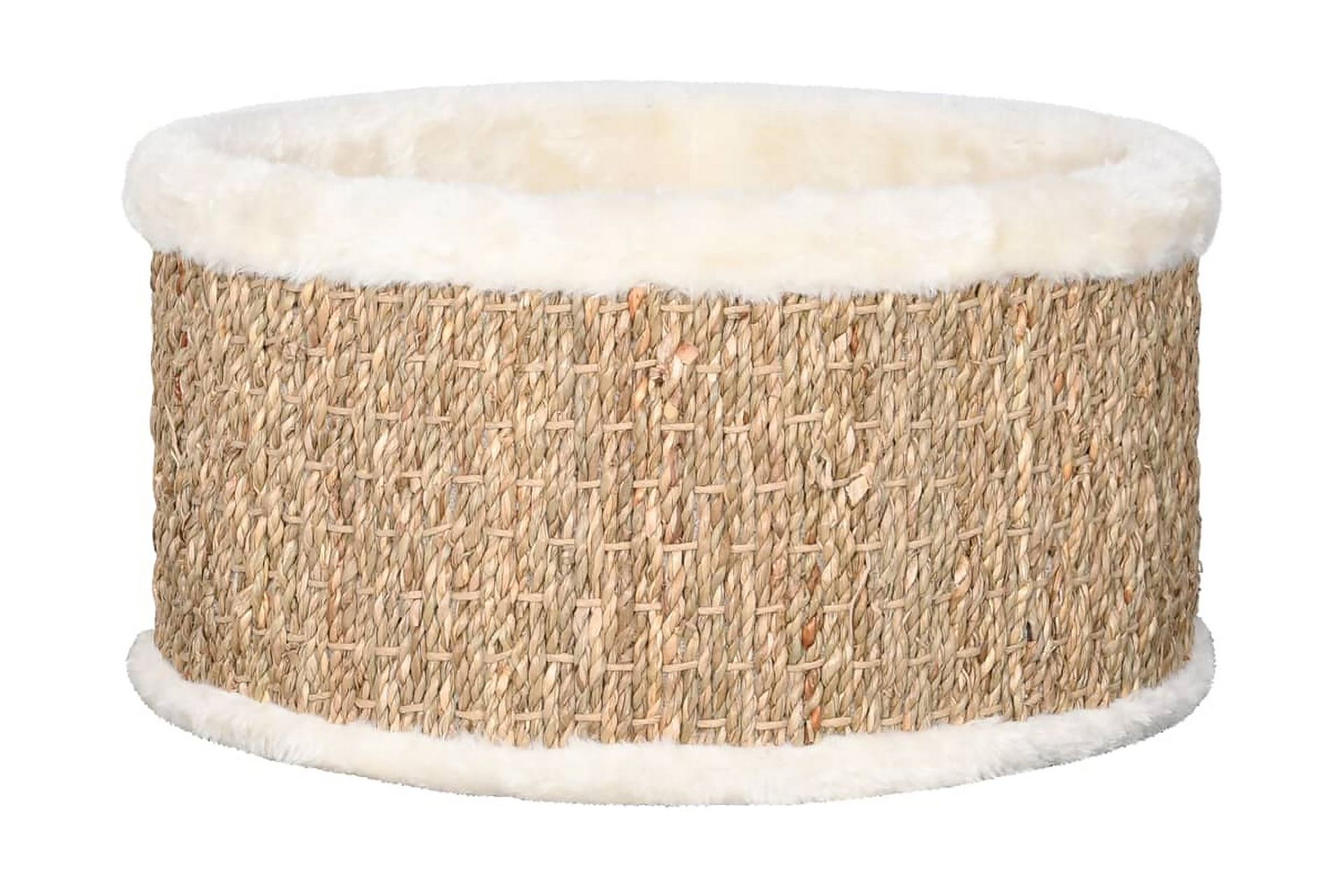 Kattekurv rund 36 cm sjøgress - Beige - Sport & fritid - Til dyrene - Katt - Kattemøbler - Kattekurv & katteseng