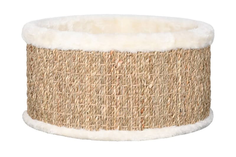Kattekurv rund 36 cm sjøgress - Beige - Sport & fritid - Til dyrene - Katt - Kattemøbler - Kattekurv & katteseng