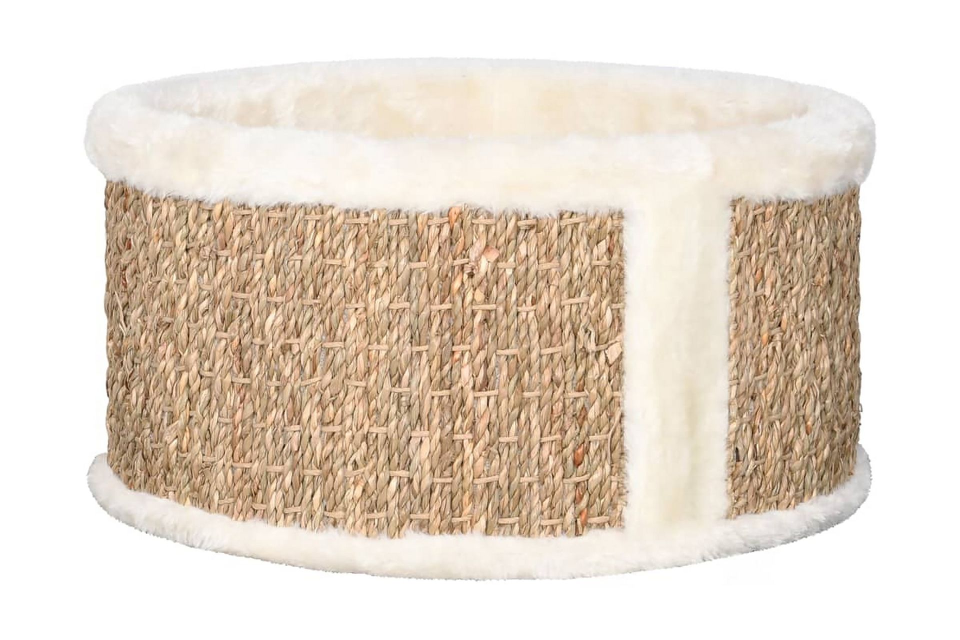 Kattekurv rund 36 cm sjøgress - Beige - Sport & fritid - Til dyrene - Katt - Kattemøbler - Kattekurv & katteseng