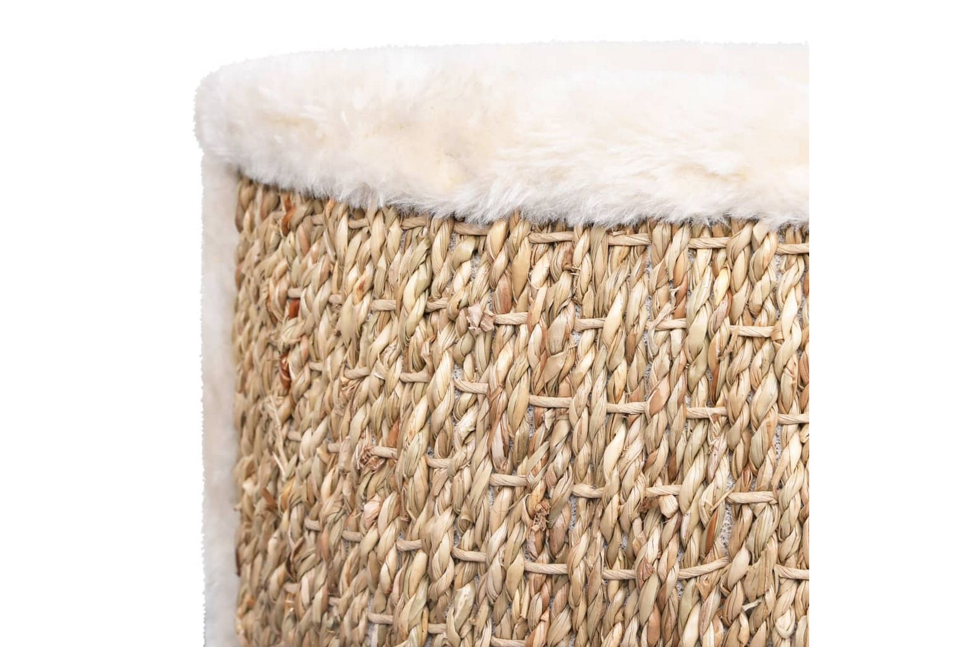 Kattekurv rund 36 cm sjøgress - Beige - Sport & fritid - Til dyrene - Katt - Kattemøbler - Kattekurv & katteseng