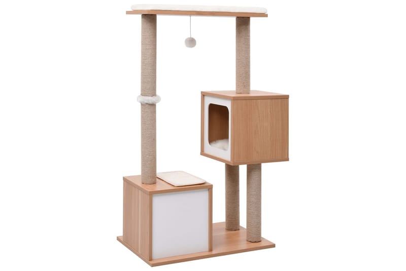 Kattetre med klorematte i sisal 104 cm - Sport & fritid - Til dyrene - Katt - Kattemøbler - Klorestativ & kloremøbler