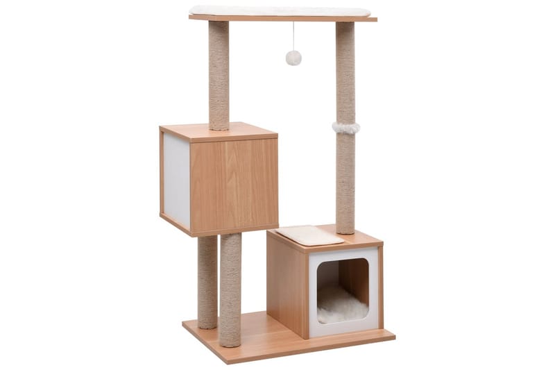 Kattetre med klorematte i sisal 104 cm - Sport & fritid - Til dyrene - Katt - Kattemøbler - Klorestativ & kloremøbler