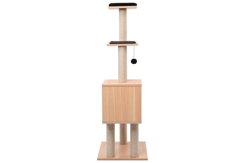 Kattetre med klorematte i sisal 123 cm - Sport & fritid - Til dyrene - Katt - Kattemøbler - Klorestativ & kloremøbler