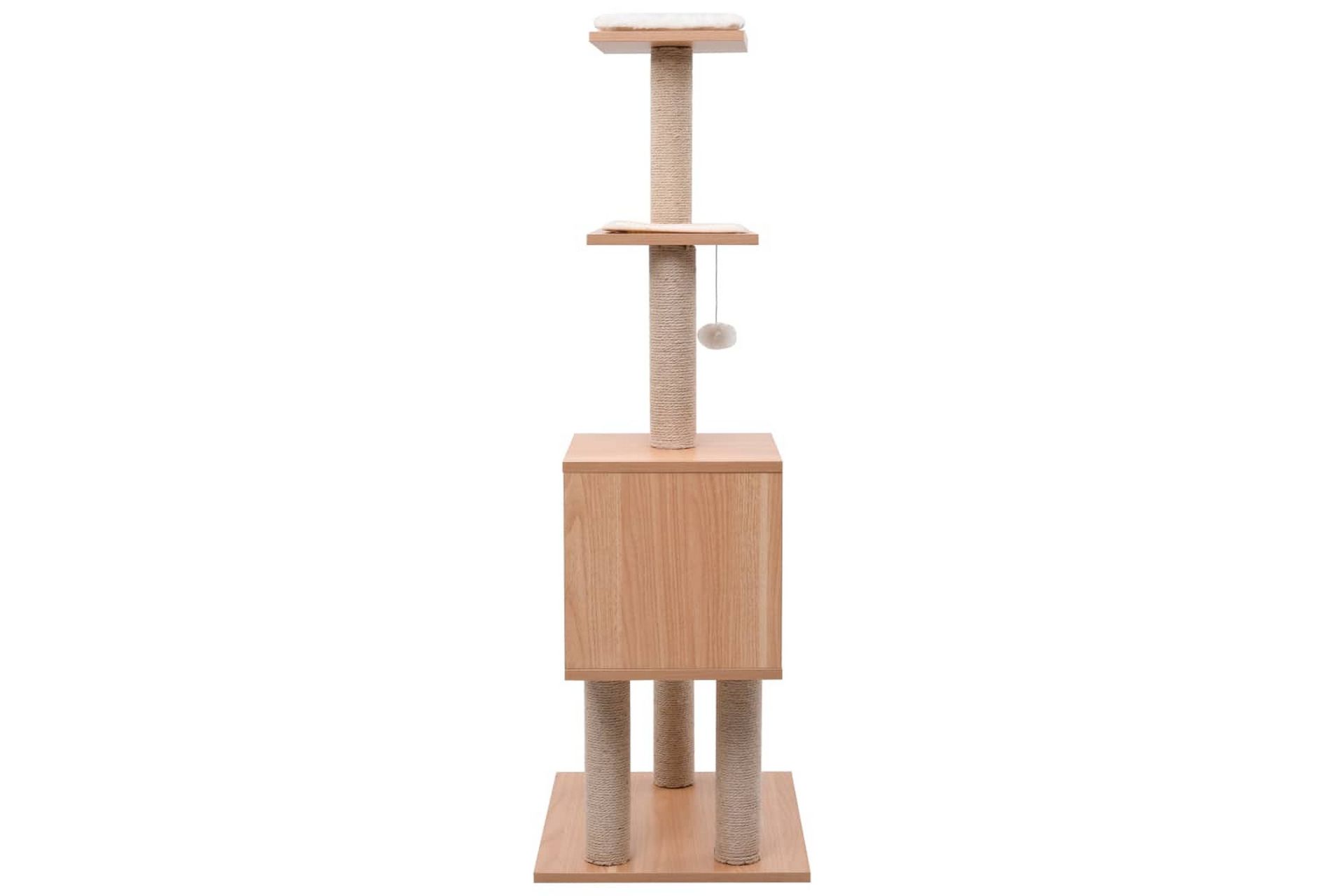 Kattetre med klorematte i sisal 123 cm - Sport & fritid - Til dyrene - Katt - Kattemøbler - Klorestativ & kloremøbler