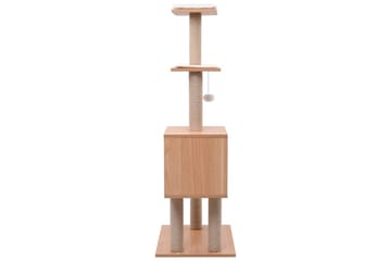 Kattetre med klorematte i sisal 123 cm - Sport & fritid - Til dyrene - Katt - Kattemøbler - Klorestativ & kloremøbler