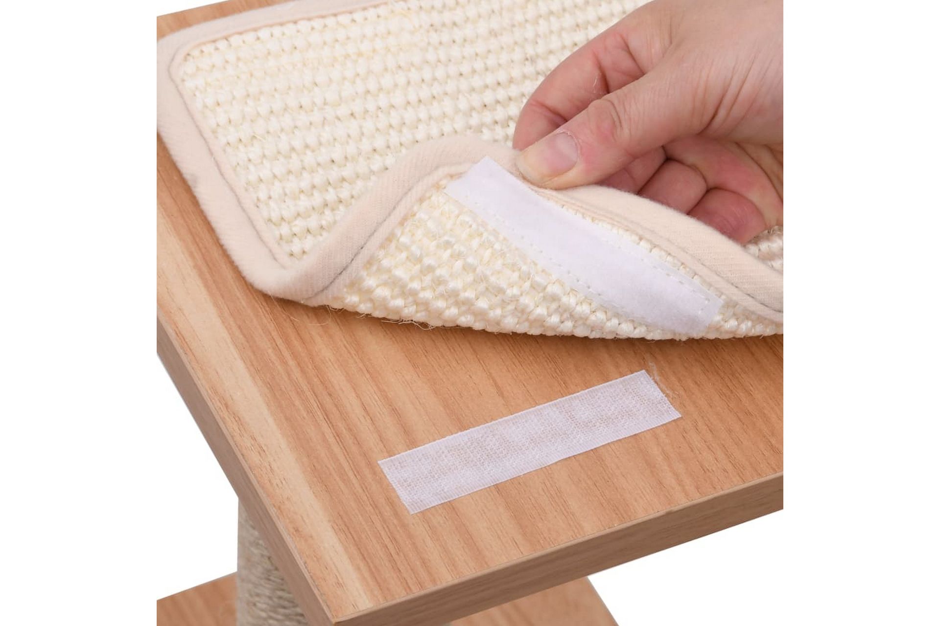 Kattetre med klorematte i sisal 123 cm - Sport & fritid - Til dyrene - Katt - Kattemøbler - Klorestativ & kloremøbler