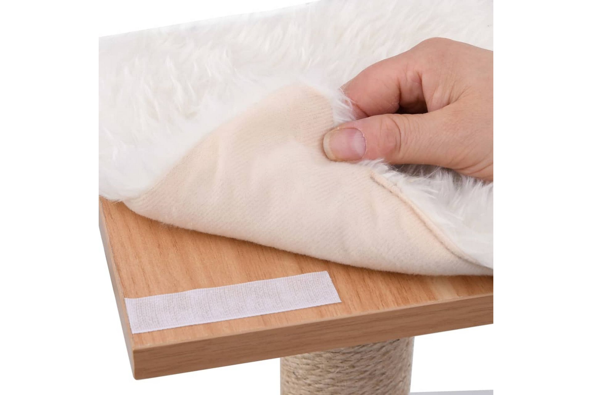 Kattetre med klorematte i sisal 123 cm - Sport & fritid - Til dyrene - Katt - Kattemøbler - Klorestativ & kloremøbler