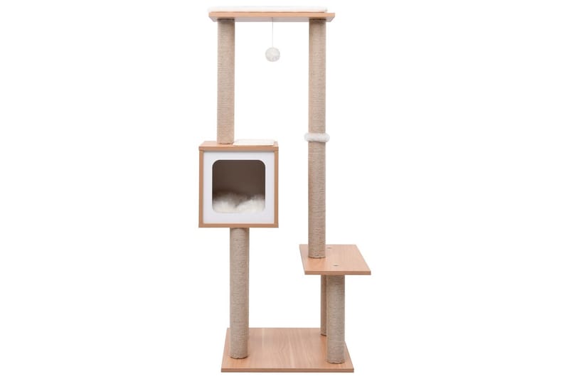 Kattetre med klorematte i sisal 129 cm - Sport & fritid - Til dyrene - Katt - Kattemøbler - Klorestativ & kloremøbler