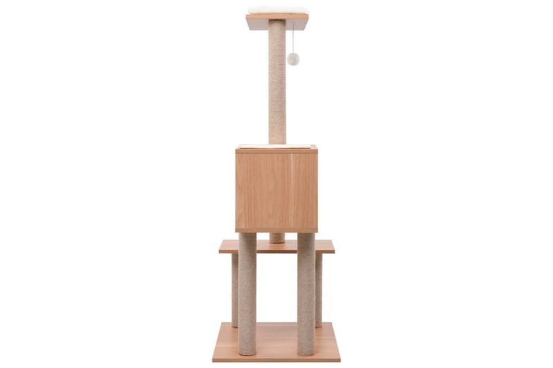 Kattetre med klorematte i sisal 129 cm - Sport & fritid - Til dyrene - Katt - Kattemøbler - Klorestativ & kloremøbler
