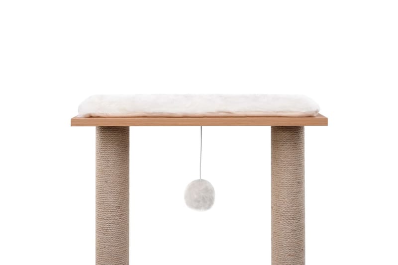 Kattetre med klorematte i sisal 129 cm - Sport & fritid - Til dyrene - Katt - Kattemøbler - Klorestativ & kloremøbler