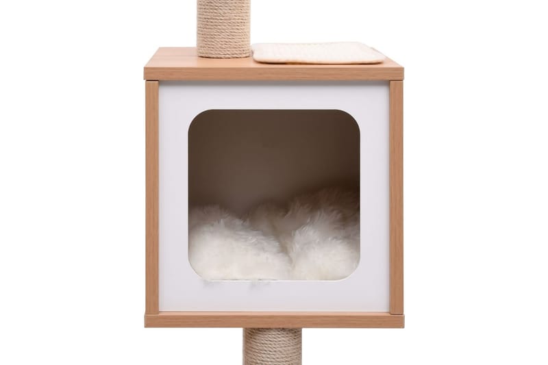 Kattetre med klorematte i sisal 129 cm - Sport & fritid - Til dyrene - Katt - Kattemøbler - Klorestativ & kloremøbler
