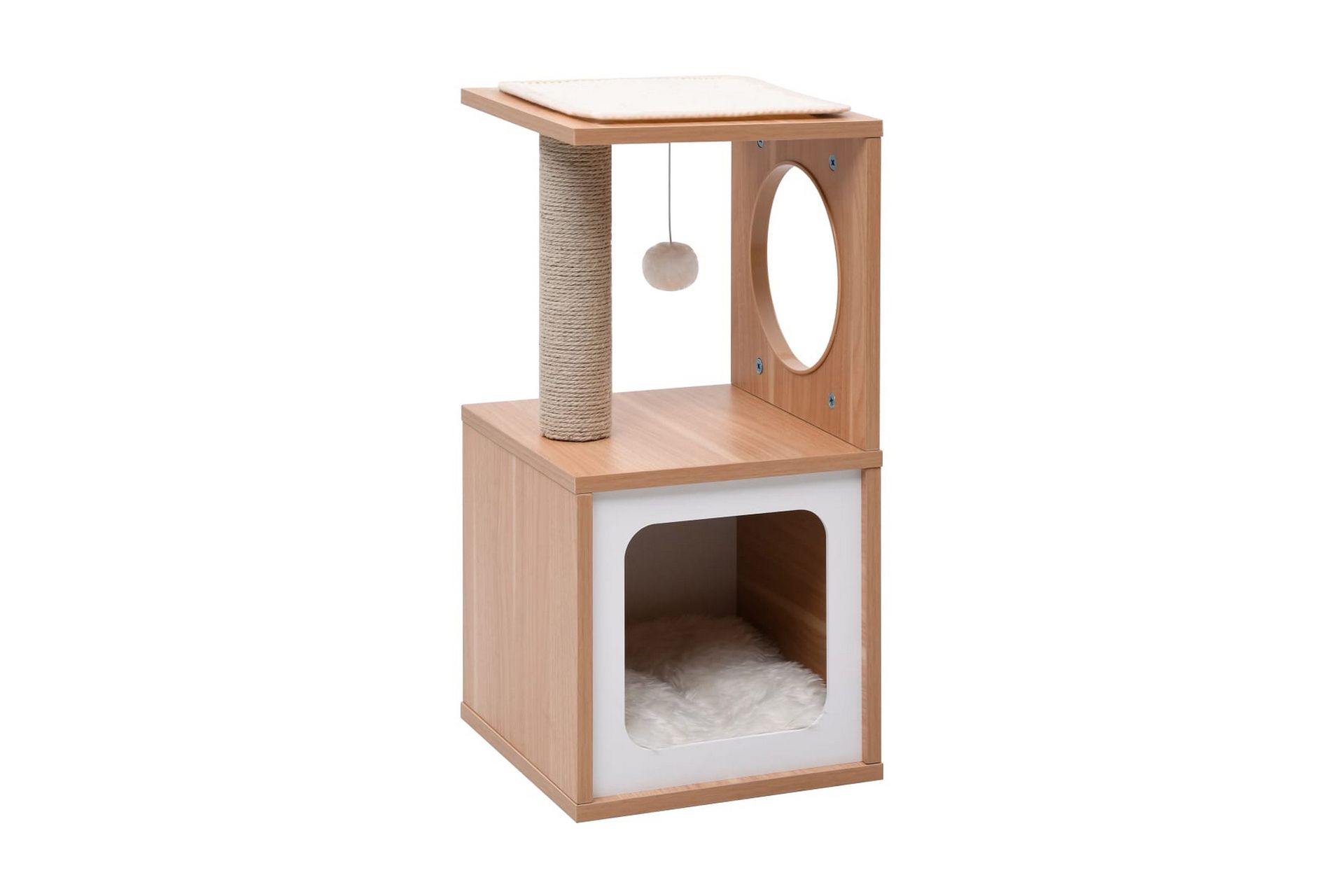 Kattetre med klorematte i sisal 60 cm - Sport & fritid - Til dyrene - Katt - Kattemøbler - Klorestativ & kloremøbler