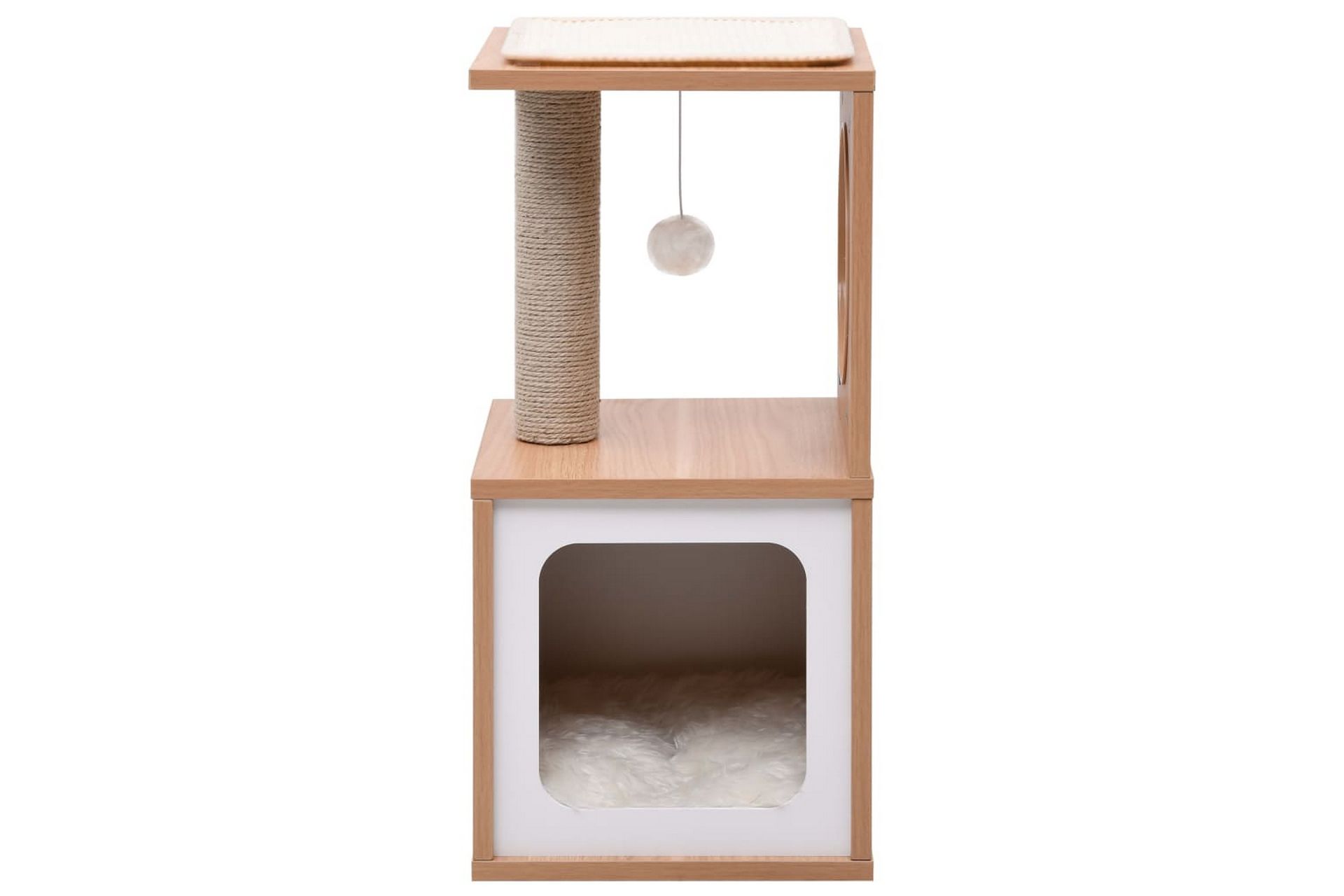 Kattetre med klorematte i sisal 60 cm - Sport & fritid - Til dyrene - Katt - Kattemøbler - Klorestativ & kloremøbler