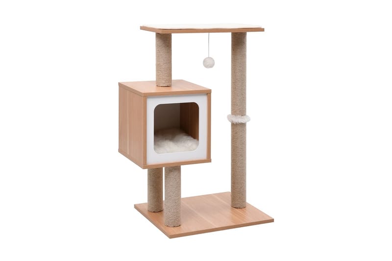 Kattetre med klorematte i sisal 82 cm - Sport & fritid - Til dyrene - Katt - Kattemøbler - Klorestativ & kloremøbler