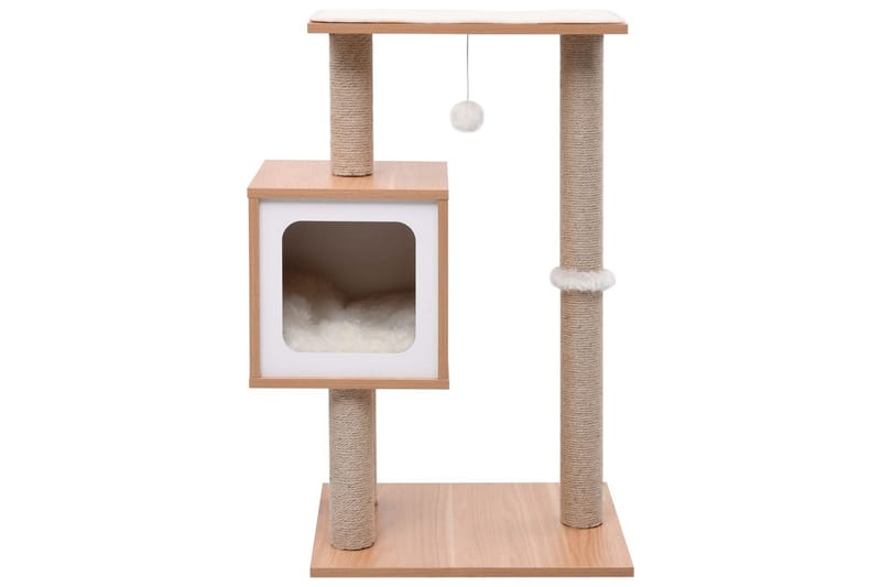 Kattetre med klorematte i sisal 82 cm - Sport & fritid - Til dyrene - Katt - Kattemøbler - Klorestativ & kloremøbler