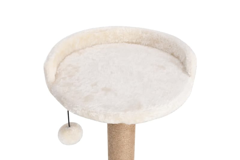Kattetre med klorestolpe 123 cm sjøgress - Beige - Sport & fritid - Til dyrene - Katt - Kattemøbler - Klorestativ & kloremøbler