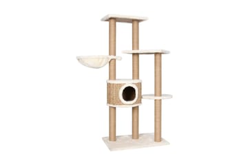 Kattetre med klorestolpe 126 cm sjøgress - Beige - Sport & fritid - Til dyrene - Katt - Kattemøbler - Klorestativ & kloremøbler