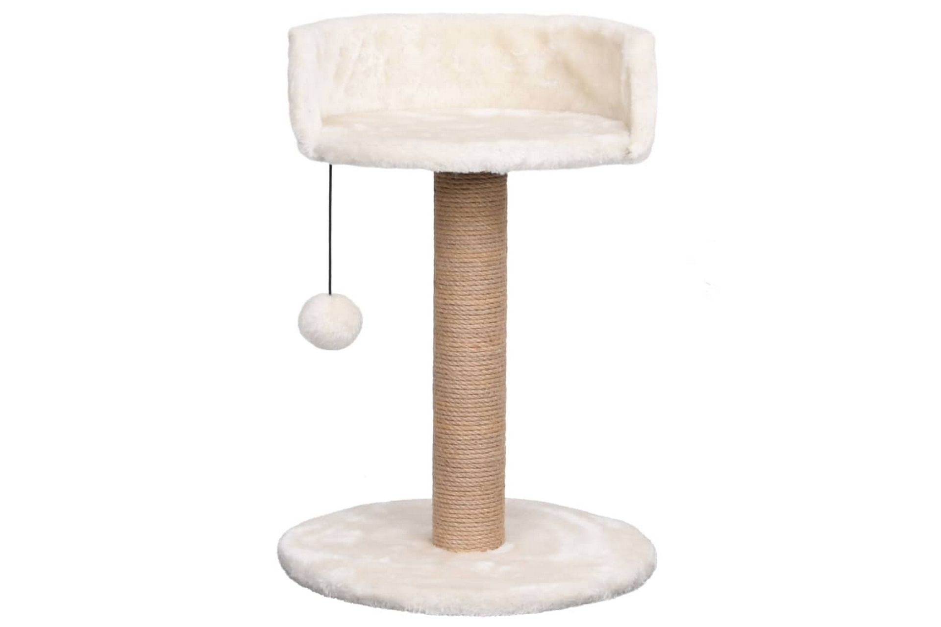 Kattetre med klorestolpe 49 cm sjøgress - Beige - Sport & fritid - Til dyrene - Katt - Kattemøbler - Klorestativ & kloremøbler