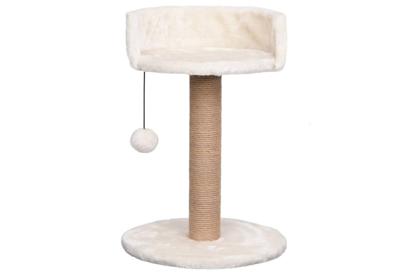 Kattetre med klorestolpe 49 cm sjøgress - Beige - Sport & fritid - Til dyrene - Katt - Kattemøbler - Klorestativ & kloremøbler