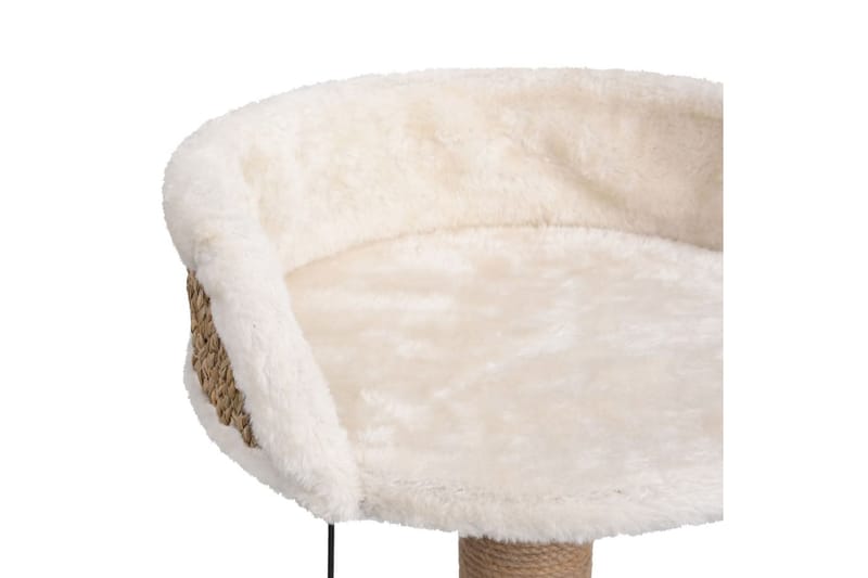 Kattetre med klorestolpe 49 cm sjøgress - Beige - Sport & fritid - Til dyrene - Katt - Kattemøbler - Klorestativ & kloremøbler