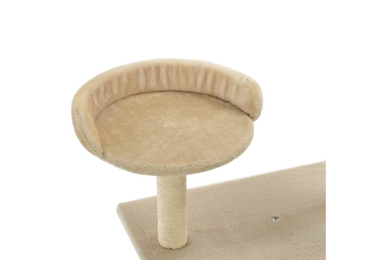 Kattetre med klorestolper i sisal 95 cm beige - Beige - Sport & fritid - Til dyrene - Katt - Kattemøbler