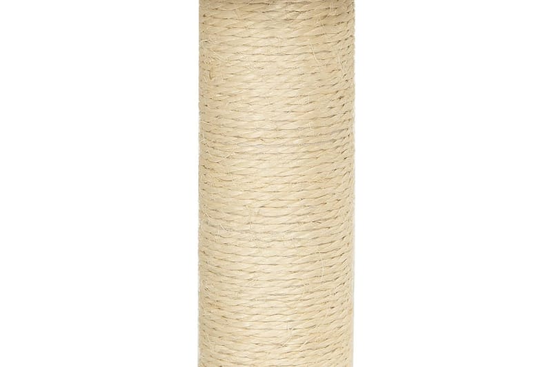 Kattetre med klorestolper i sisal kremhvit 155 cm - Krem - Sport & fritid - Til dyrene - Katt - Kattemøbler - Klorestativ & kloremøbler
